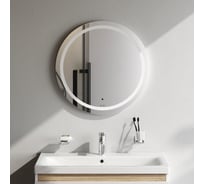 Универасальное зеркало AM.PM с контурной LED-подсветкой, ИК- сенсором, круглое, 60 см M85AMOX0601WG