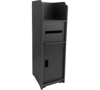 Стеллаж напольный с полками Oqqi узкий, 60x18x20 см Locker-floor-mini-bl