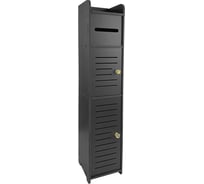 Стеллаж напольный с полками Oqqi узкий, 78x15.5x15.5 см Bath-organizer2-bl