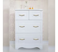 Комод Бриклаер АННА 65 ПВХ, белый премиум 4627125411403