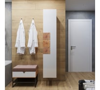 Пенал Бриклаер ФОРЕСТ правый, белый глянец 4627125416712