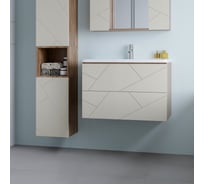 Тумба Бриклаер КРИСТАЛЛ 80 латте 416941