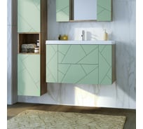 Тумба Бриклаер КРИСТАЛЛ 90 фисташка 417184