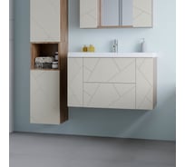 Тумба Бриклаер КРИСТАЛЛ 90 латте 416958