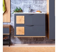 Тумба Бриклаер ФОРЕСТ 80 антрацит 4627125414657