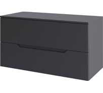 Подвесная тумба ORANGE Line 100 столешница МДФ, матовый графит Li-100TugMDF