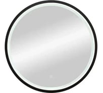 Зеркало Taliente Zled с LED-подсветкой, 60х60 см, круглое, черное Loft TA-Zled-SBLd600