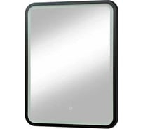 Зеркало Taliente Zled с LED-подсветкой, 60х80 см, прямоугольное, черное Loft TA-Zled-EBL6080