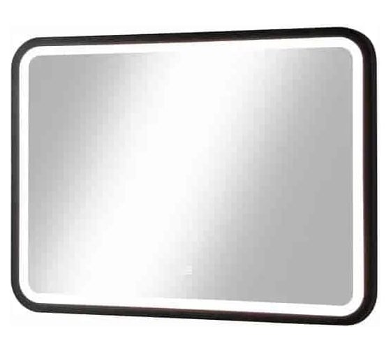 Зеркало Taliente Zled с LED-подсветкой, 80х60 см, прямоугольное, черное Loft TA-Zled-EBL8060