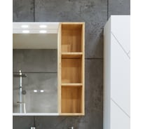 Шкаф навесной открытый Бриклаер КРИСТАЛЛ 20 дуб бунратти 4627125416033