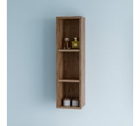 Шкаф навесной открытый Бриклаер КРИСТАЛЛ 20 дуб крафт табачный 417016