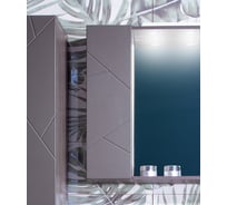 Шкаф навесной с дверью Бриклаер КРИСТАЛЛ 20 софт графит 4627125414596