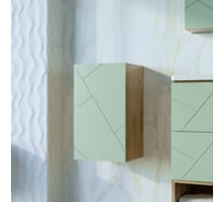 Шкаф навесной Бриклаер КРИСТАЛЛ 60 фисташка 416965