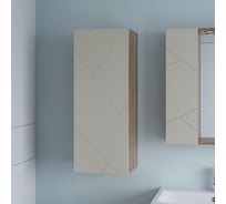 Шкаф навесной Бриклаер КРИСТАЛЛ 90 латте 417009