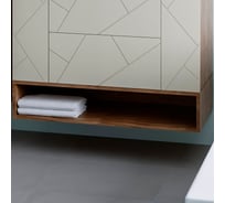 Ниша для тумбы Бриклаер Кристалл 100 Дуб крафт табачный, 416835