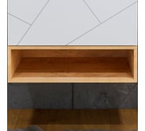 Ниша для тумбы Бриклаер Кристалл 70 Дуб бунратти, 4627125415890