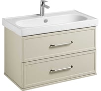 Тумба-умывальник Нео-Классика 85/2 AQUATON Белый камень (БЕЗ Раковины Нео Классик 85) 00092850 1A286301NCTG0