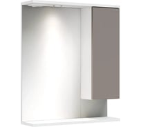 Зеркальный шкаф Onika Марви 60 мокко, правый, с подсветкой 206088