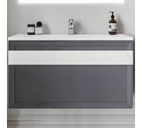 Тумба Бриклаер БЕРЛИН 100 Оникс серый, 4627125416125