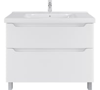 Тумба без раковины RUVANN BELLO 100 в ванную, напольная Т.BELLO.Э-100Н