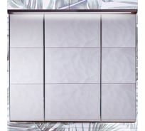 Навесной зеркальный шкаф Бриклаер КРИСТАЛЛ 75 Софт графит, 4627125414916