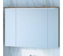 Навесной зеркальный шкаф Бриклаер КРИСТАЛЛ 95 Дуб гранж песочный, 417245