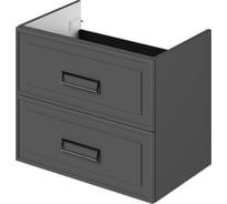 Подвесная тумба под раковину ИТАНА Pino 75 739x471x600 Графит 4657821041376