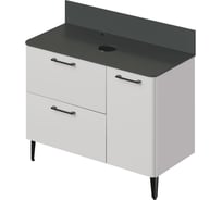 Тумба со столешницей напольная ИТАНА Nais 100 2.0 1005x458x760 Керамик 4657810334878