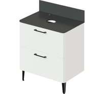 Тумба со столешницей напольная ИТАНА Nais 70 2.0 700x455x760 Белый матовый 4657810334984