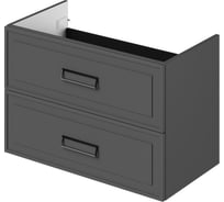 Подвесная тумба под раковину ИТАНА Pino 90 901x480x600 Графит 4657821041437