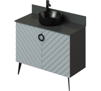 Тумба со столешницей напольная ИТАНА Palladio 100 2.0 1002x445x825 Green wood TS 843-SFT 4657821041307