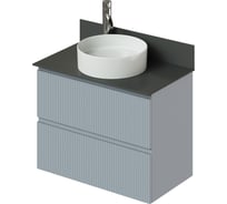 Тумба со столешницей подвесная ИТАНА Kate 80 805x454x610 Green wood 4657810336537