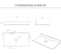 Тумба со столешницей подвесная ИТАНА Pino 90 910x488x610 Керамик 4657792957812 8