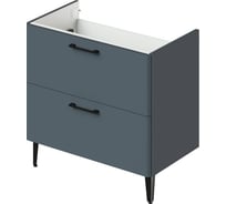 Тумба под раковину напольная ИТАНА Nais 80 2.0 789x453x750 Антрацит 4657810335011