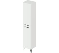 Пенал напольный ИТАНА Nais 40 2.0 400x350x1900 универсальный Белый матовый 4657810336797