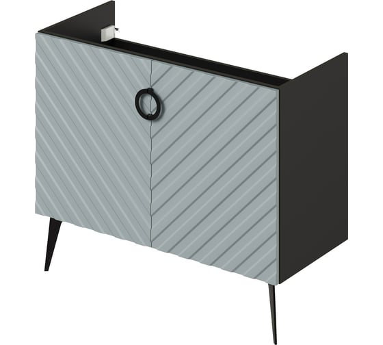 Тумба под раковину напольная ИТАНА Palladio 100 2.0 981x434x815 Green wood TS 843-SFT 4657821041284 1