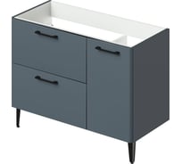 Тумба под раковину напольная ИТАНА Nais 100 2.0 995x447x750 Антрацит 4657810334847