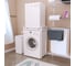 Стеллаж для сушильной машины над стиральной PALITRA TECHNOLOGY 100x68x40, белый 52964-1-B 3