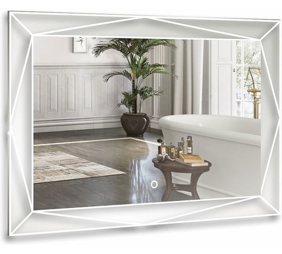 Зеркало Azario Креатив 800x600 LED подсветка, сенсорное выключение ФР-00001401 00059240 1