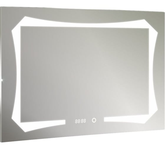 Зеркало Azario OTTO 800x600 сенсорное выключение, часы ФР-00001398 00059245 1
