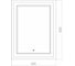 Зеркало Azario GRAND 600x800 мм., сенсорное выключение 00059117 3