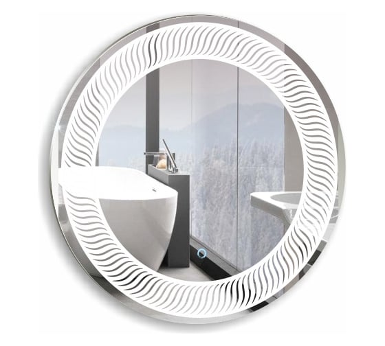Зеркало Azario Марс D770, LED подсветка, сенсорное выключение ФР-00000939 00059560