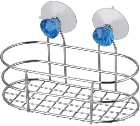 Корзинка подвесная Рыжий кот W2617 овальная, Бриллиант синий, крепление: 2 присоски 311465