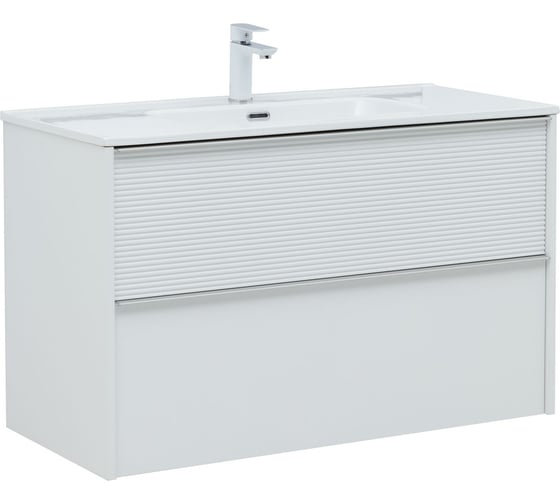Тумба Aquanet Вита 100 цв. белый матовый (330474) 00330474