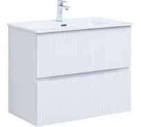 Тумба Aquanet Джейн 80 (Flat) цв.белый матовый (335424) 00335424