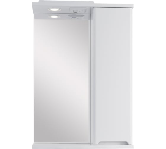 Зеркальный шкафчик в ванную RUVANN NIKA 50 З.NIKA.П-50