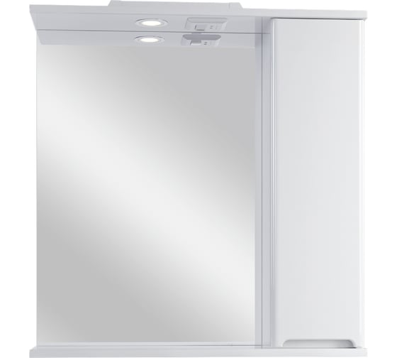 Зеркальный шкафчик в ванную RUVANN NIKA 70 З.NIKA.П-70