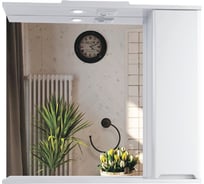 Зеркальный шкафчик в ванную RUVANN NIKA 80 З.NIKA.П-80