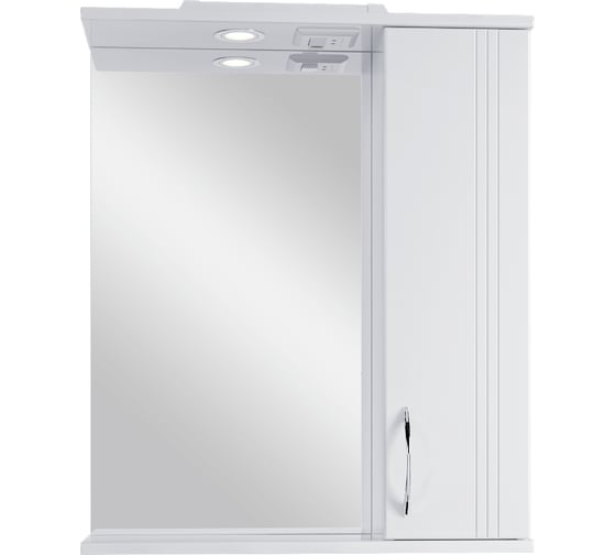 Зеркальный шкафчик в ванную RUVANN NEWA 60 З.NEWA.П-60