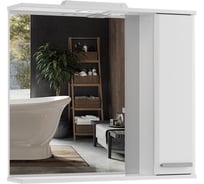 Зеркальный шкафчик в ванную RUVANN SLAVNA 80 З.SLAVNA.П-80